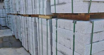 上海芝麻白路牙石，路侧石