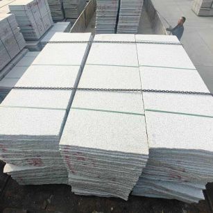 上海芝麻白毛板，石材毛板