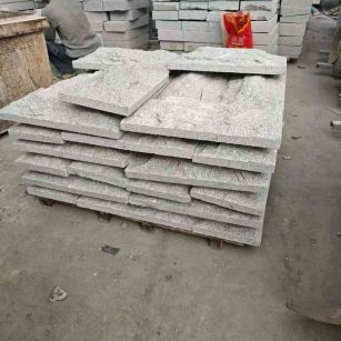 上海芝麻白蘑菇石，自然面