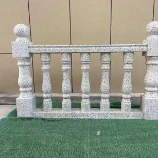 上海芝麻白阳台栏杆 花岗岩栏杆