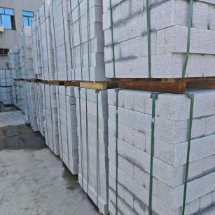 上海芝麻白路牙石，路侧石